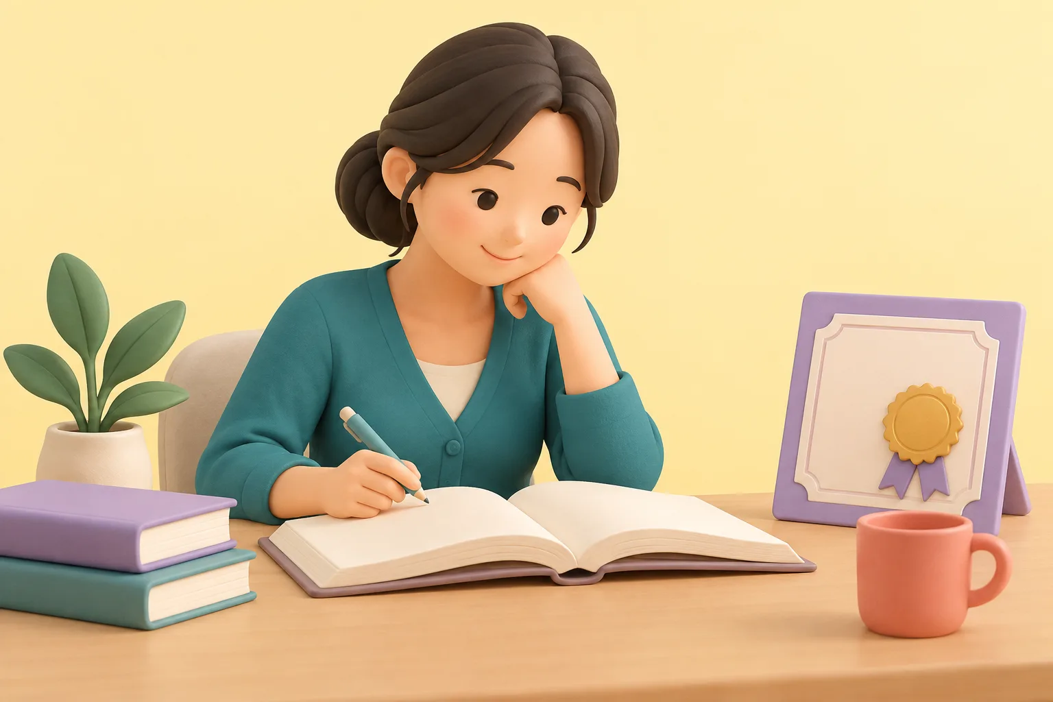 요양보호사 자격증이 없다면 무엇부터 해야 하나요?를 표현한 일러스트