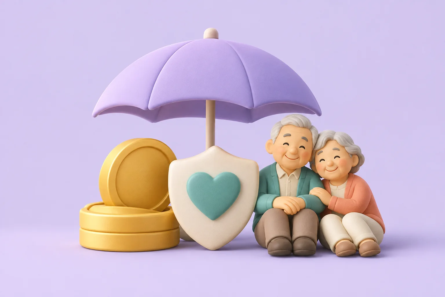 가족요양 소득이 생기면 건강보험·국민연금은 어떻게 되나요?를 표현한 일러스트